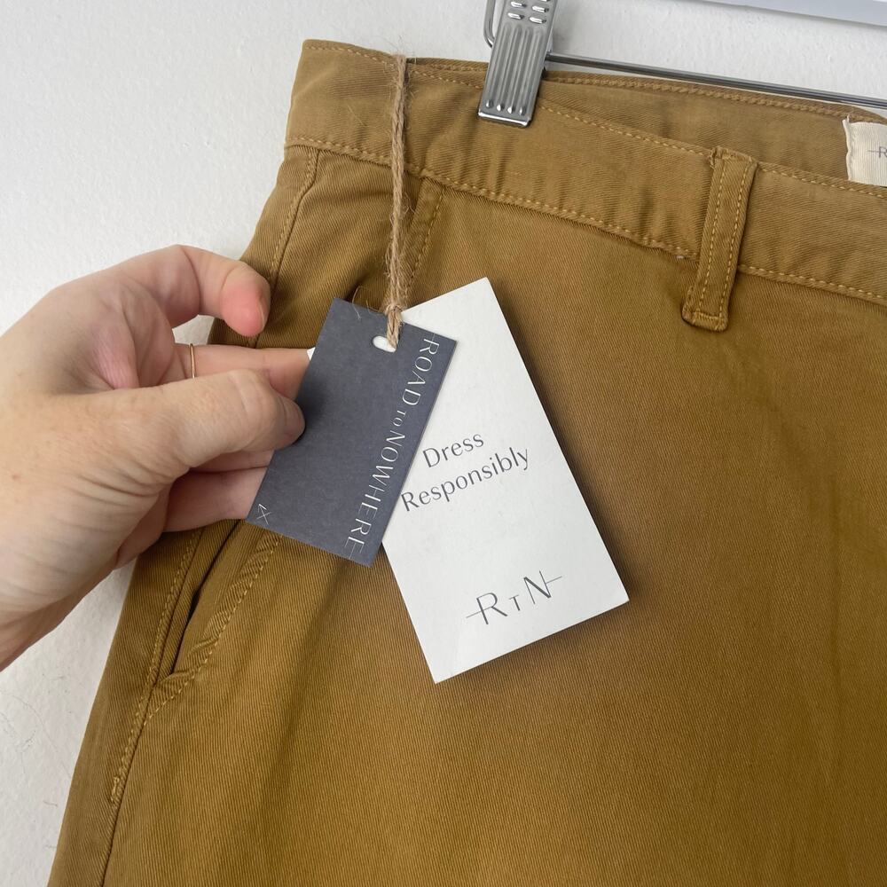 Road to Nowhere Men's Skye Trouser in Garment Dyed Japanese Twill SIZE 34 - Picture 6 of 8